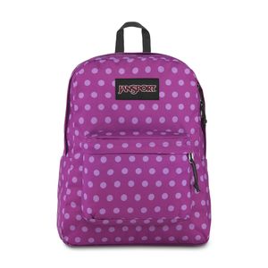 Mochila Jansport Black Label Superbreak Purple Plum Polka Dot TWK866E