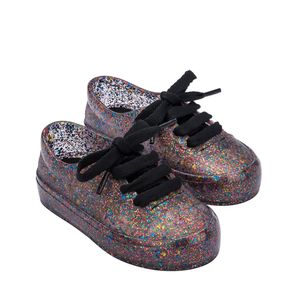 Mini Melissa Street Preto Glitter 32978PG