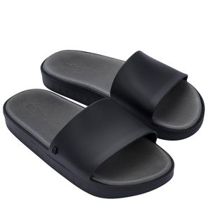 Melissa Beach Slide Next Gen Preto Fosco Fume 32947PFF