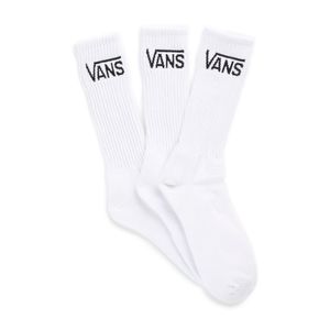 Meia Vans Classic Crew White 3 Pares 34/38 VN0A4A5RWHT