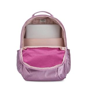 Mochila Kipling Seoul Metallic Berry I576487M