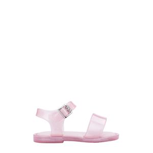 Mini Melissa Mar Sandal IV Baby Rosa Perolado Glitter 32633