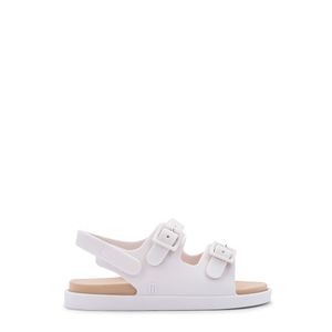 Mini Melissa Wide Sandal Branco Bege