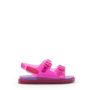 Mini Melissa Wide Sandal Rosa Lilás