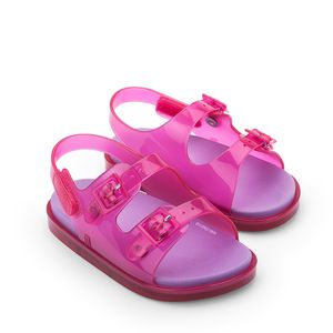 Mini Melissa Wide Sandal Rosa Lilás