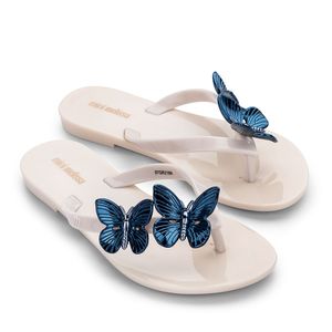 MINI MELISSA HARMONIC FLY BEGE AZUL