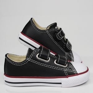 Tênis Converse Chuck Taylor All Star 2V Infantil Preto Vermelho CK04180003