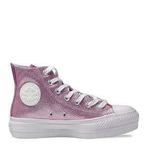 Tênis Converse Chuck Taylor All Star Lift Rosa Sal Pink Fluor Branco CT17450002