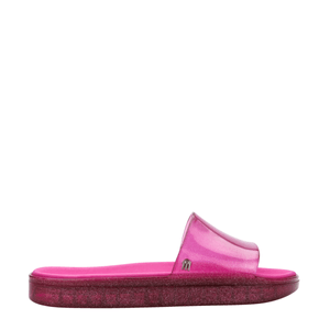 Melissa Beach Slide Next Gen Shiny Rosa Glitter 33524RG