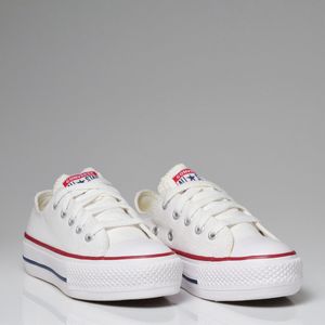 Tênis Converse Chuck Taylor All Star Lift Branco Bordo Branco CK09310001