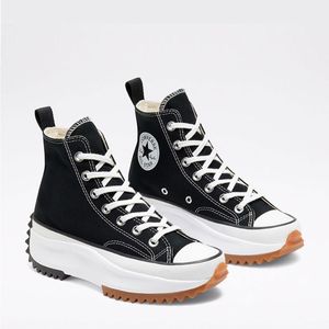 Tênis Converse Run Star Hike Preto Branco Marrom Mel CO03780002