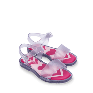 Mini Melissa Mar Sandal Jelly Pop Vidro Glitter 33546VG