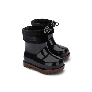 Mini Melissa Rain Boot III Preto Marrom 33615PM