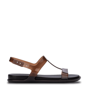 Melissa Adore Sandal Marrom Transparente Preto 33541MTP