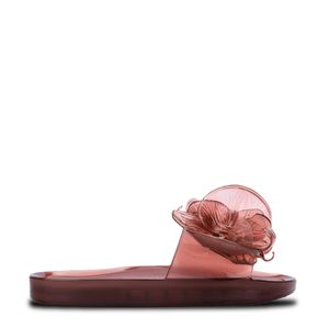 Melissa Beach Slide Flower + Y.Project Vermelho Transparente 33565VET