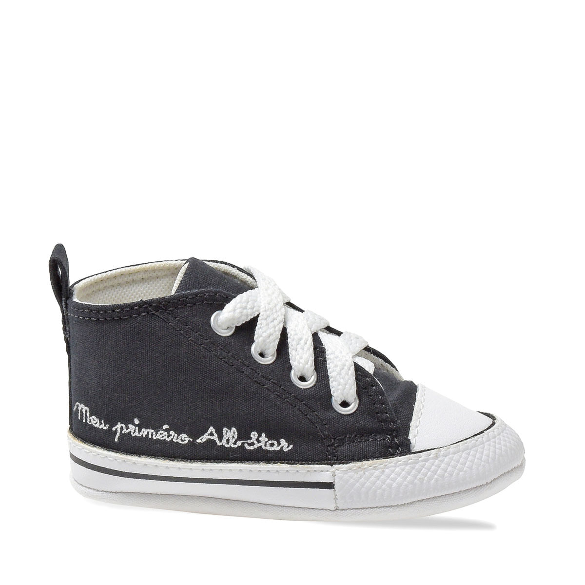 Tênis Chuck Taylor All Star Branco Preto CT04490001 - Menina Shoes