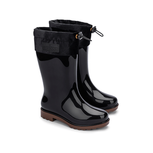 Mini Melissa Rain Boot III Preto Marrom 33616PM