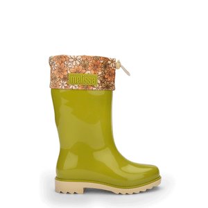 Mini Melissa Rain Boot III Verde Amarelo 33616VA