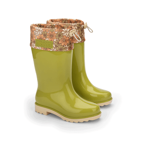 Mini Melissa Rain Boot III Verde Amarelo 33616VA