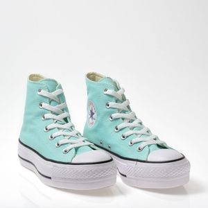 Tênis Converse Chuck Taylor All Star Lift Seasonal Orvalho Claro Preto Branco CT12000041