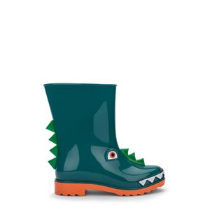 Mini Melissa Rain Boot + Fábula Laranja Verde 33677LV