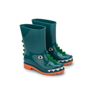 Mini Melissa Rain Boot + Fábula Laranja Verde 33677LV