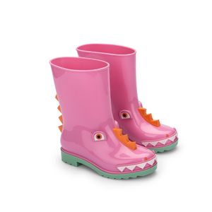 Mini Melissa Rain Boot + Fábula Verde Rosa 33677VR