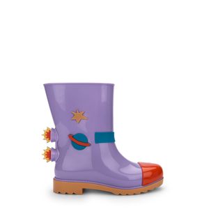 Mini Melissa Rain Boot + Fábula Caramelo Lilás Vermelho 33677CLV