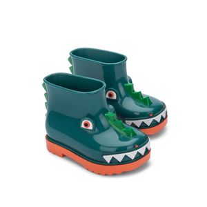 Mini Melissa Rain Boot + Fábula Laranja Verde 33676LV