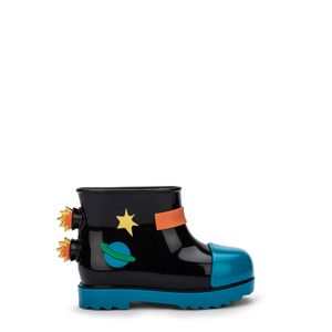 Mini Melissa Rain Boot + Fábula Azul Preto 33676AP