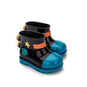 Mini Melissa Rain Boot + Fábula Azul Preto 33676AP