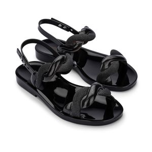 Melissa Louise Sandal Preto Dourado 33591PD