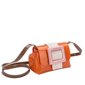 Melissa Mini Cross Bag Buckle Up + Viktor And Rolf Laranja Rosa 34357LR