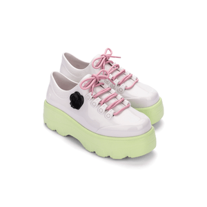 Melissa Kick Off Buckle Up + Viktor And Rolf Verde Branco Rosa 33598VBR