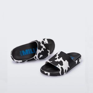 Melissa Cloud Slide + Simon Miller Branco Preto 33602BCP