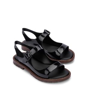 Melissa Bae Sandal Preto Marrom Transparente 33621PMT