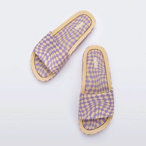 Melissa Beach Slide Print II Amarelo Lilás 33661AL