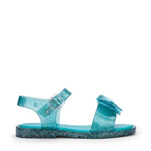 Mini Melissa Mar Sandal + Barbie Azul Glitter 33727AZG