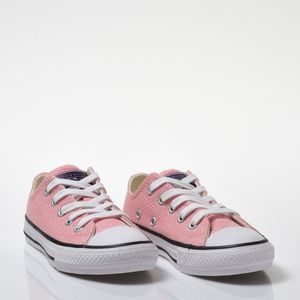 Tênis Converse Chuck Taylor All Star Rosa Escuro Prata Puro Branco CK09740002