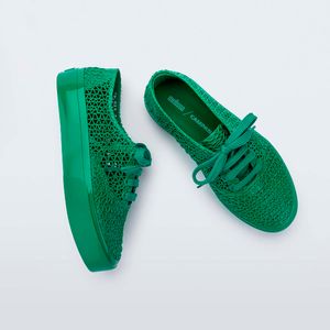 Melissa Campana Papel Sneaker Verde 33704V