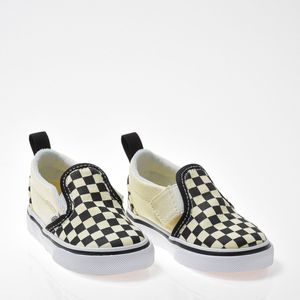 Tênis Vans Infantil Slip On V Checkerboard Black White VN0A34885GX