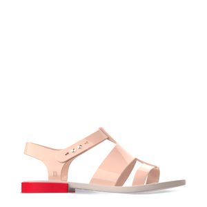 Melissa Blend Sandal Bege Vermelho 33692BV