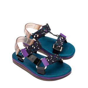 Melissa Papete + Rider Azul Roxo Bege 32537ARB