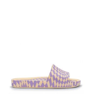 Mini Melissa Beach Slide Print II Amarelo Lilás 33662AM