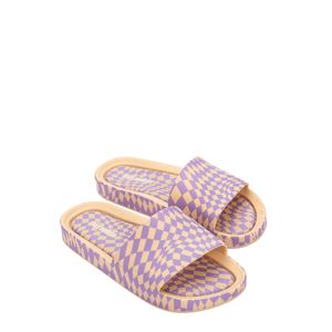 Mini Melissa Beach Slide Print II Amarelo Lilás 33662AM