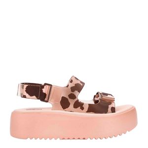 Melissa Brave Papete Platform Bege Marrom 33714BM