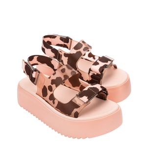 Melissa Brave Papete Platform Bege Marrom 33714BM