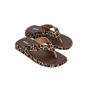 Melissa Brave Flip Flop Bege Preto 33699