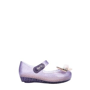 Mini Melissa Ultragirl Bugs Lilás Glitter Rosa 33757LGR