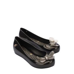 Mini Melissa Ultragirl Bugs Preto Metalizado 33758pm